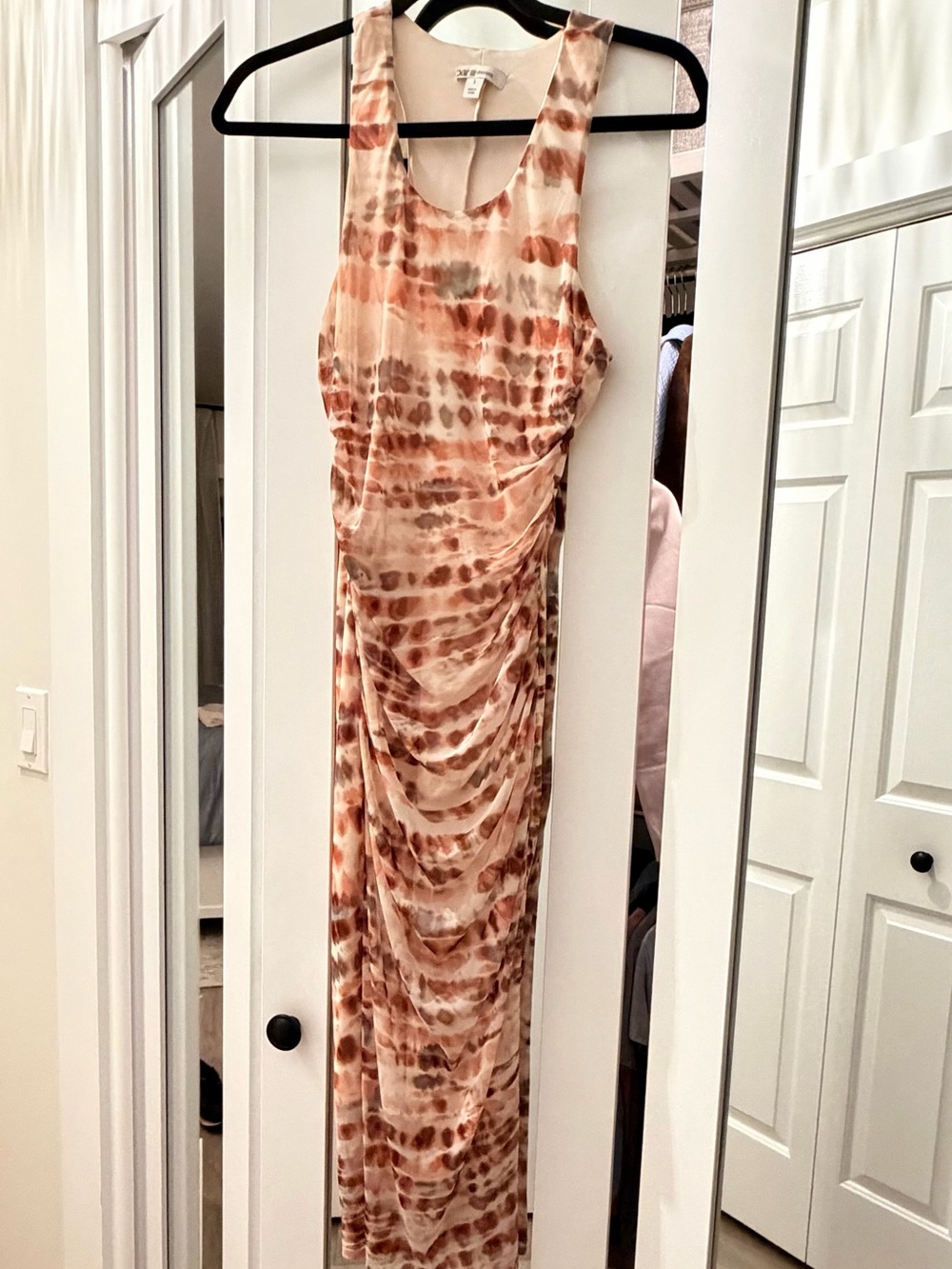 Bar III - Flattering Stretch Sleeveless-Ruched Maxi Dress - Small
